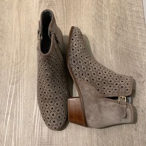 Cole Haan. Size 11B. Suede ankle boots.